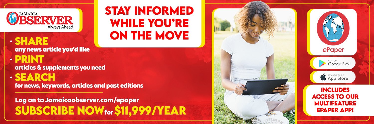 Jamaica Observer's banner