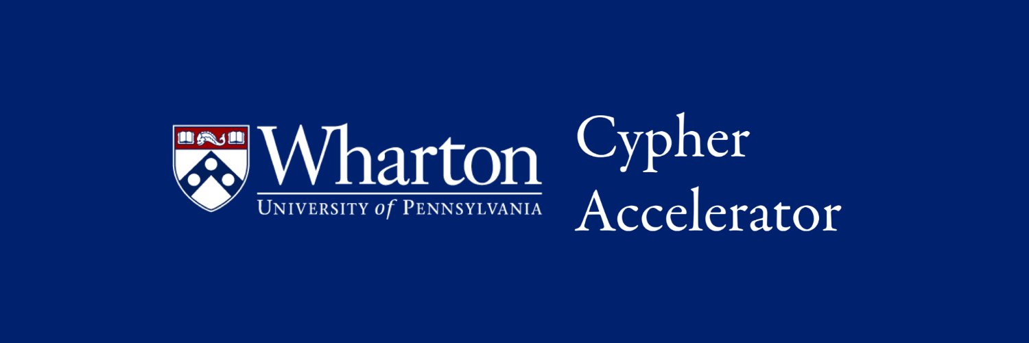 Wharton Cypher Accelerator Profile Banner