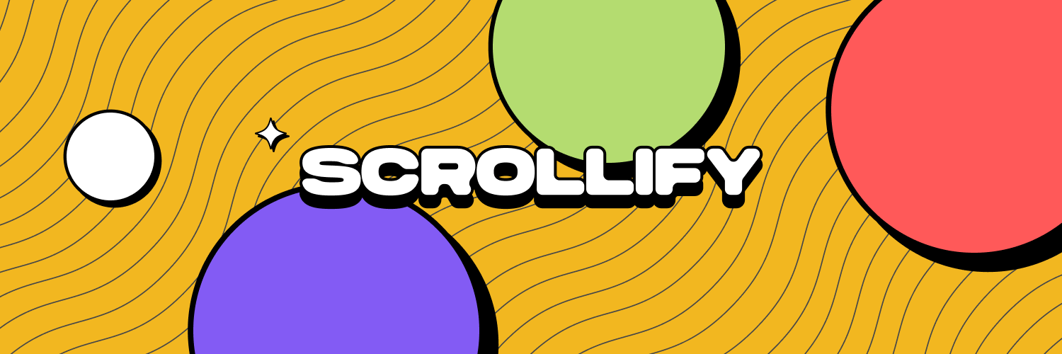 Scrollify's profile banner image