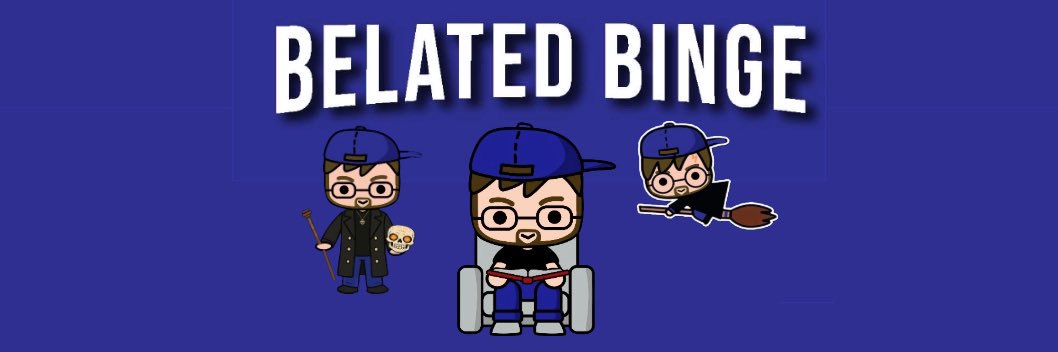 Belated Binge (podcast) banner
