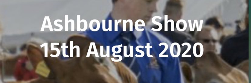 Ashbourne Show banner