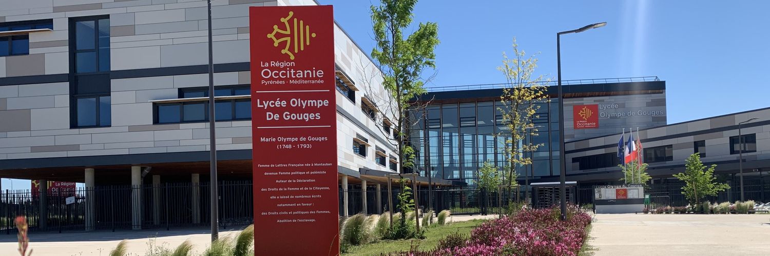Lycée Olympe de Gouges MONTECH banner