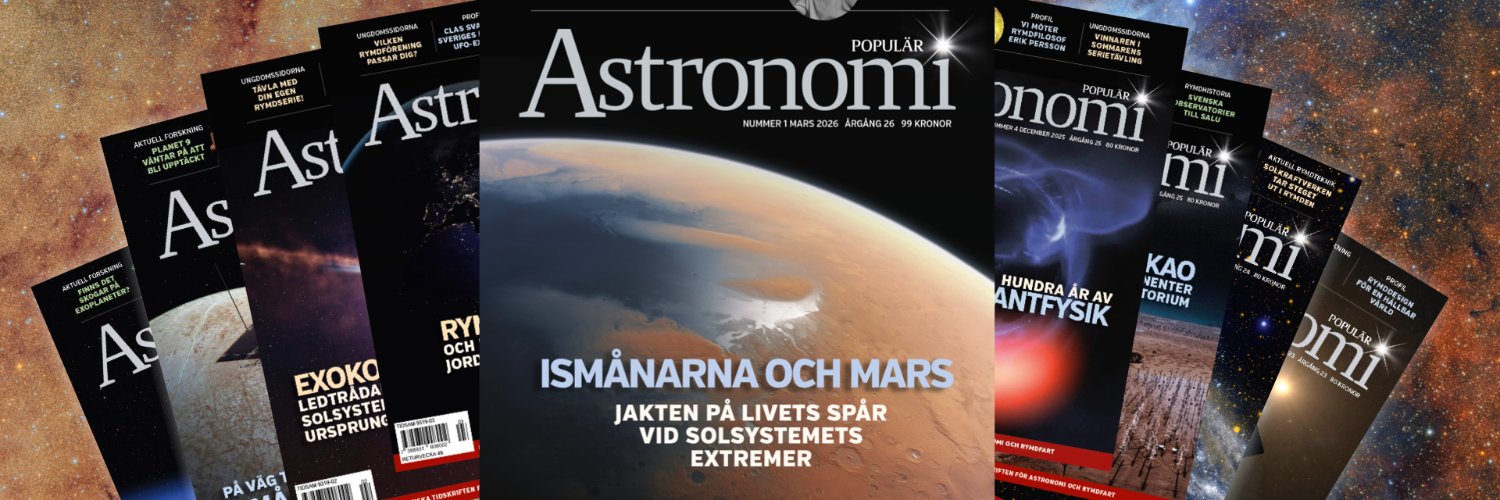 Populär Astronomi banner