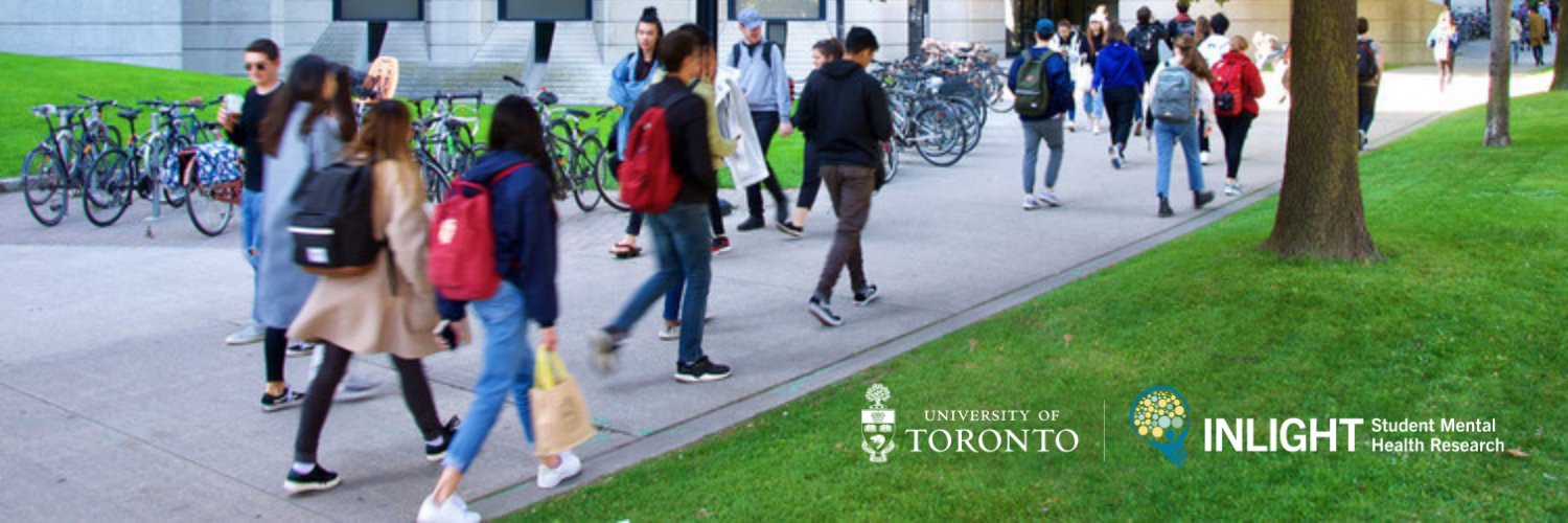 Inlight - Student Mental Health Research at UofT banner