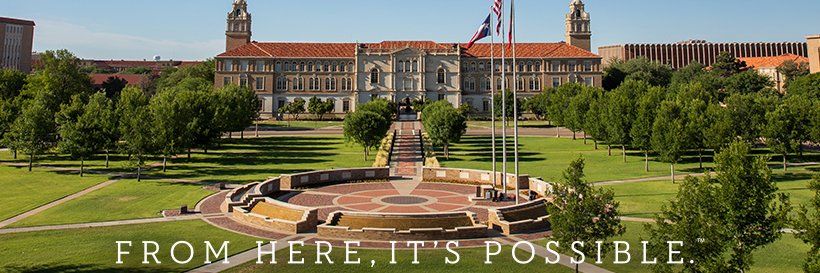 Texas Tech University IGCAST banner