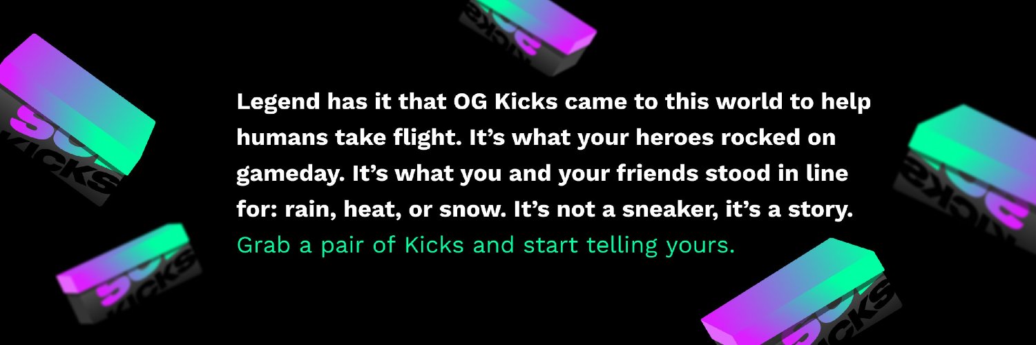 Kicks | Sneaker NFTs banner