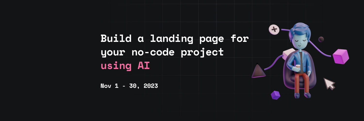 NoCode November banner