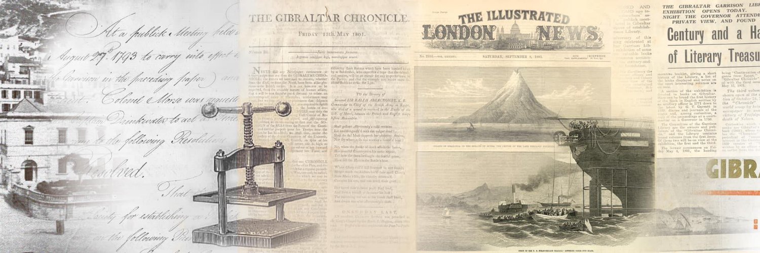 Gibraltar Garrison Library banner