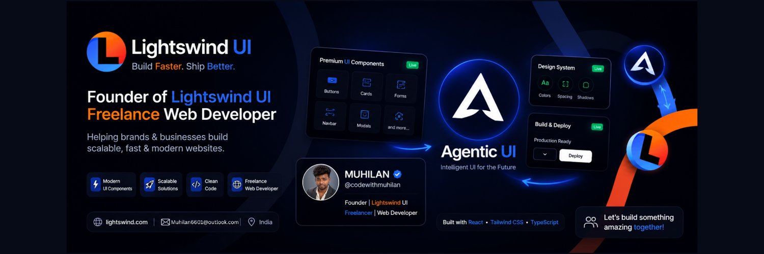 codewithmuhilan's profile banner image
