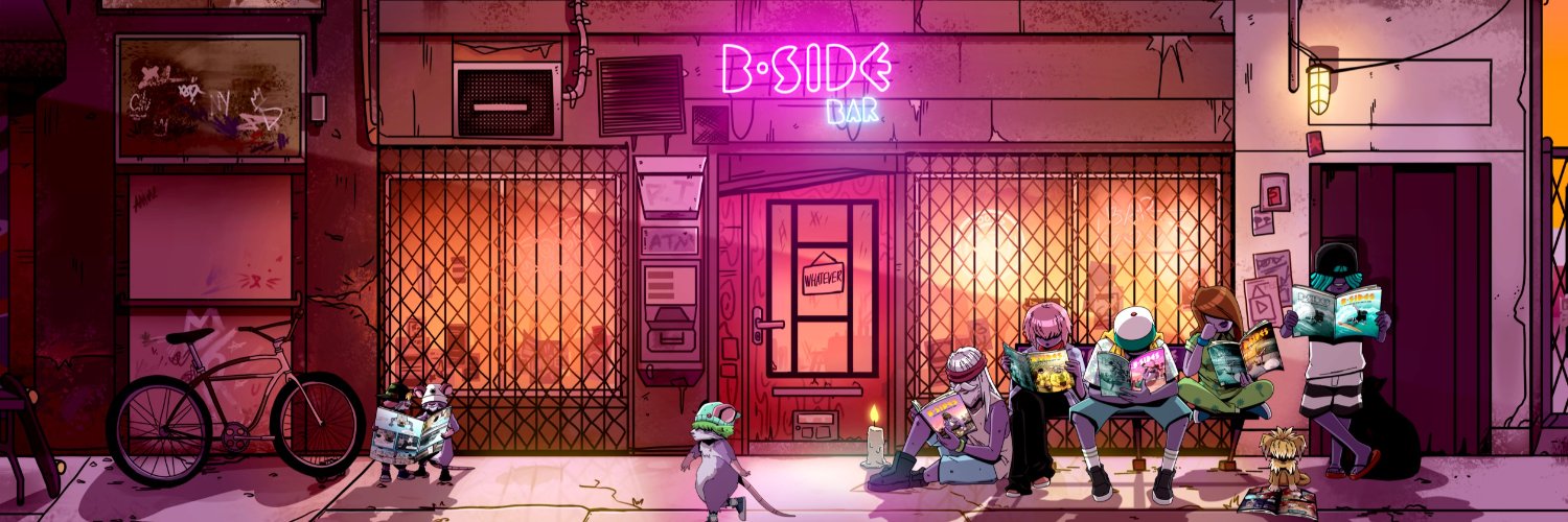 B-Sides Comic banner