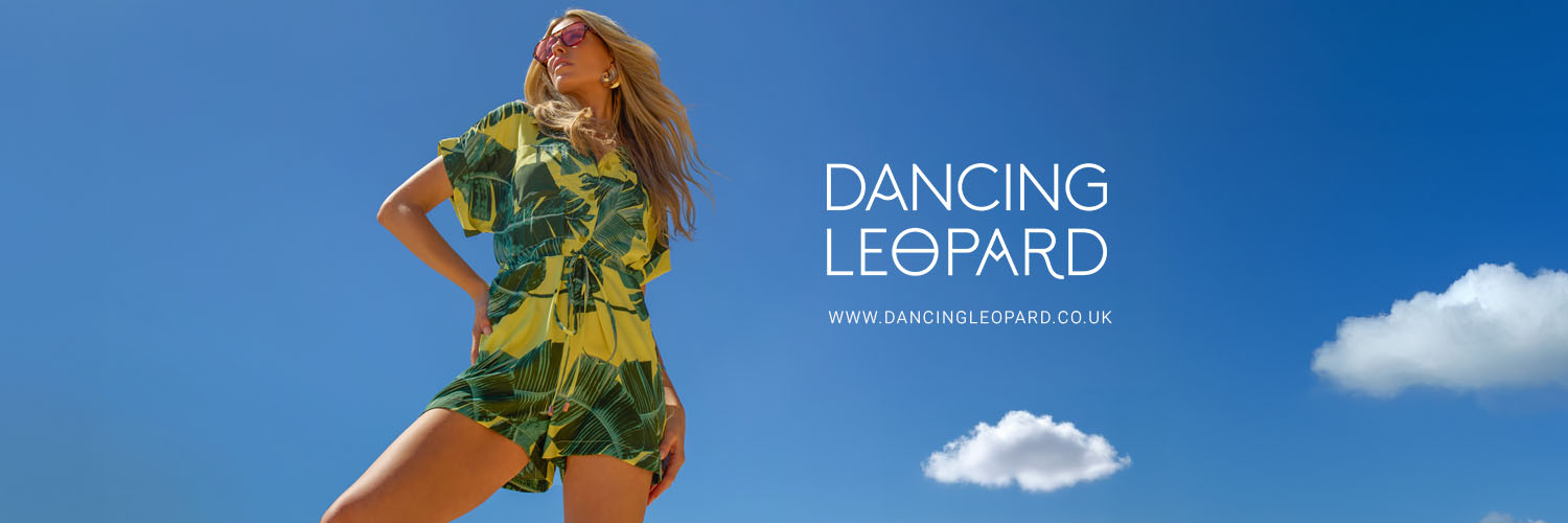 dancing leopard banner
