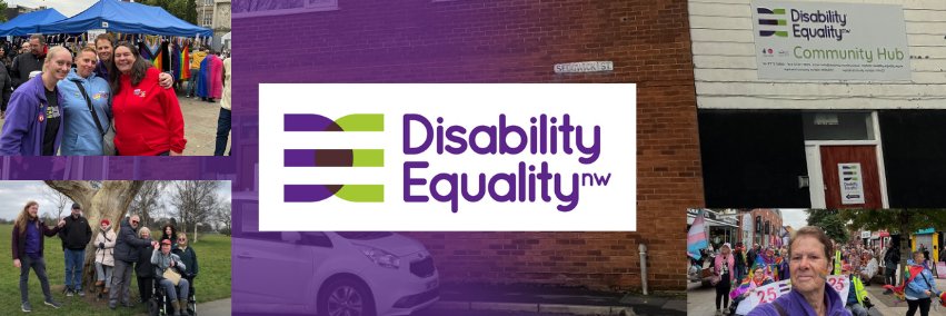 Disability Equality North West banner
