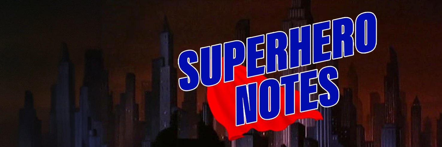 Superhero Notes banner