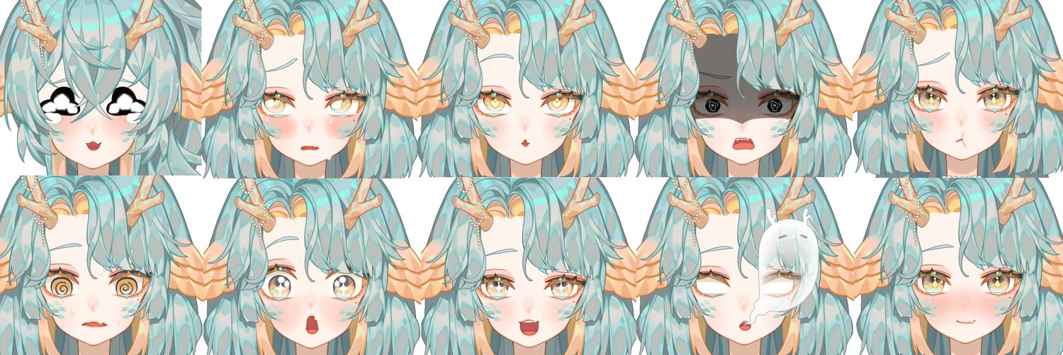 🤍 selling vtuber model! banner