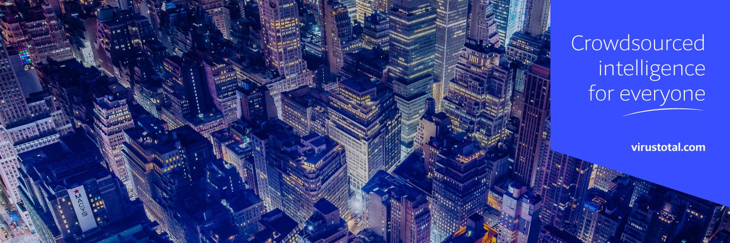 VirusTotal banner