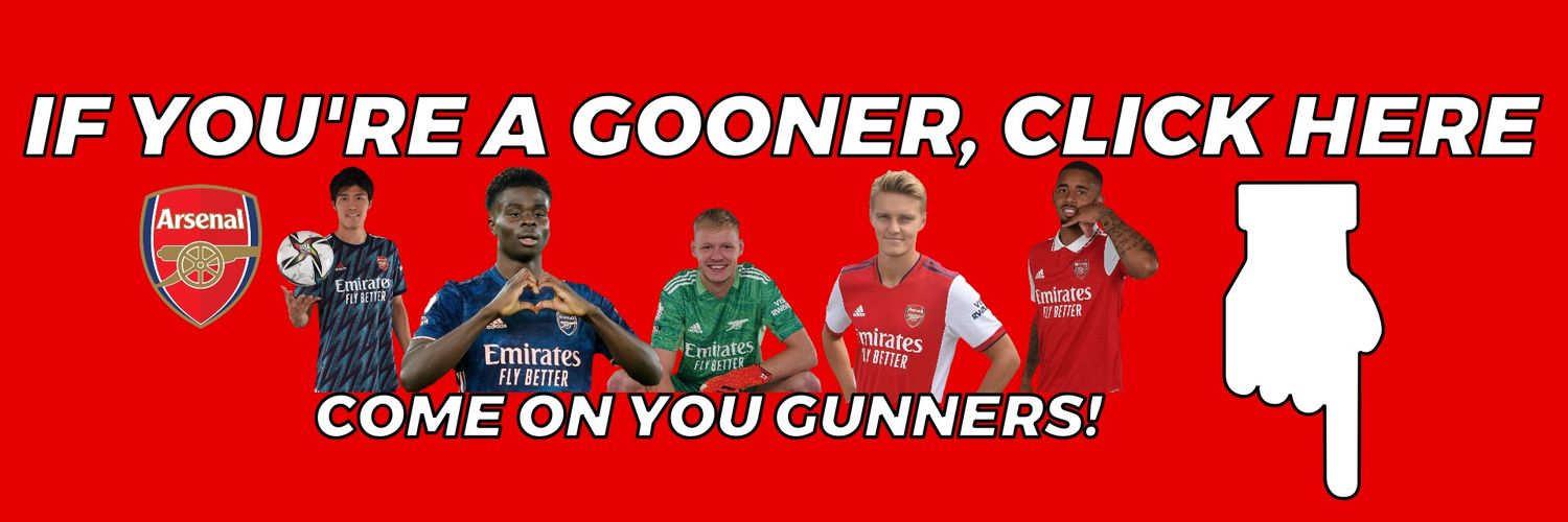 GUNNER BE ARSENAL banner