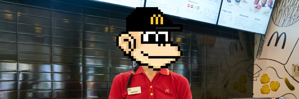 Fast Food Baby Apes 🦧🍟🧢 banner