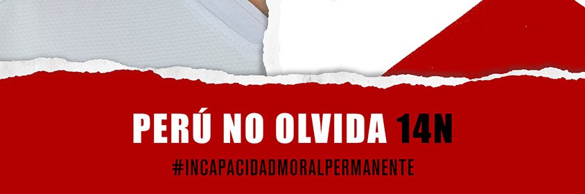 Perú no olvida 14N banner