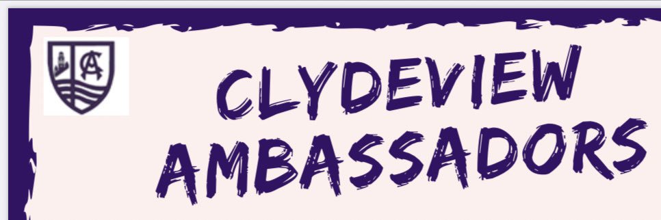 Clydeview Ambassadors banner