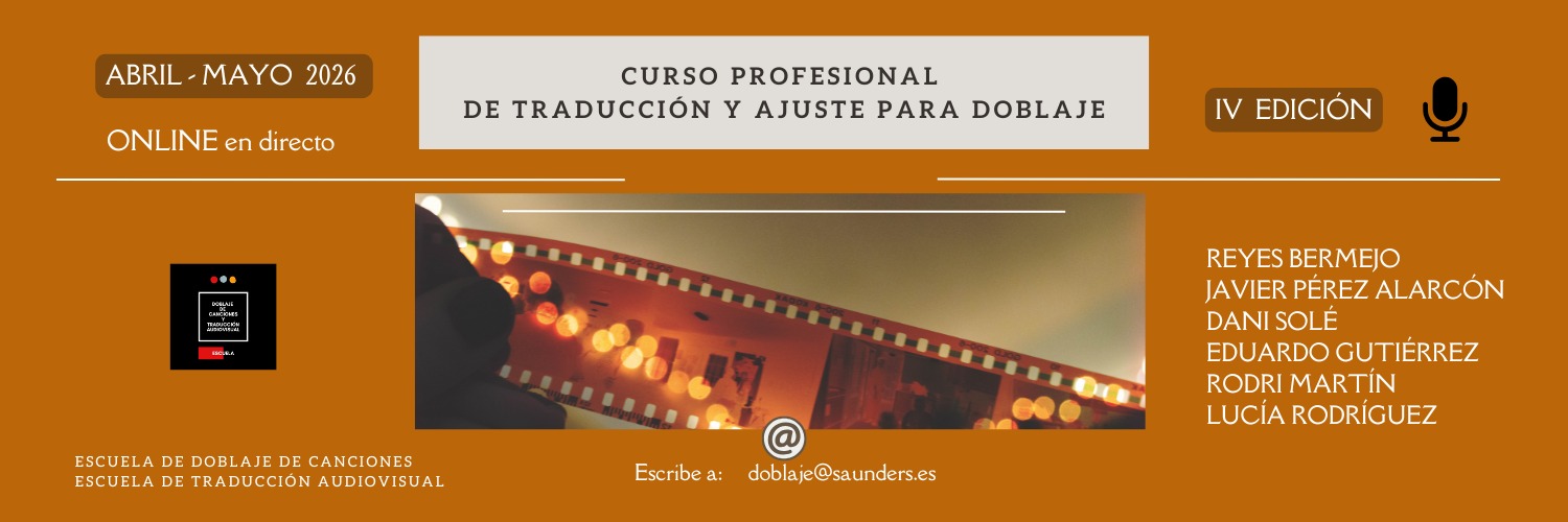 Escuela de Traducción Audiovisual banner