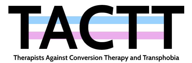Therapists against conversion therapy& transphobia banner