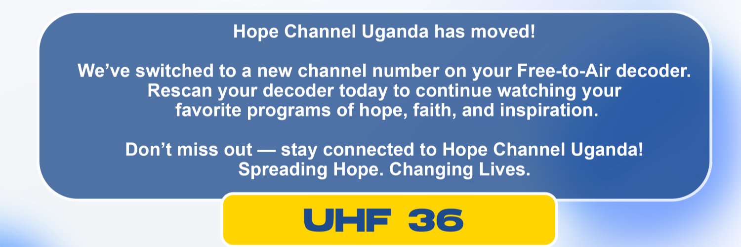 Hope Channel Uganda banner