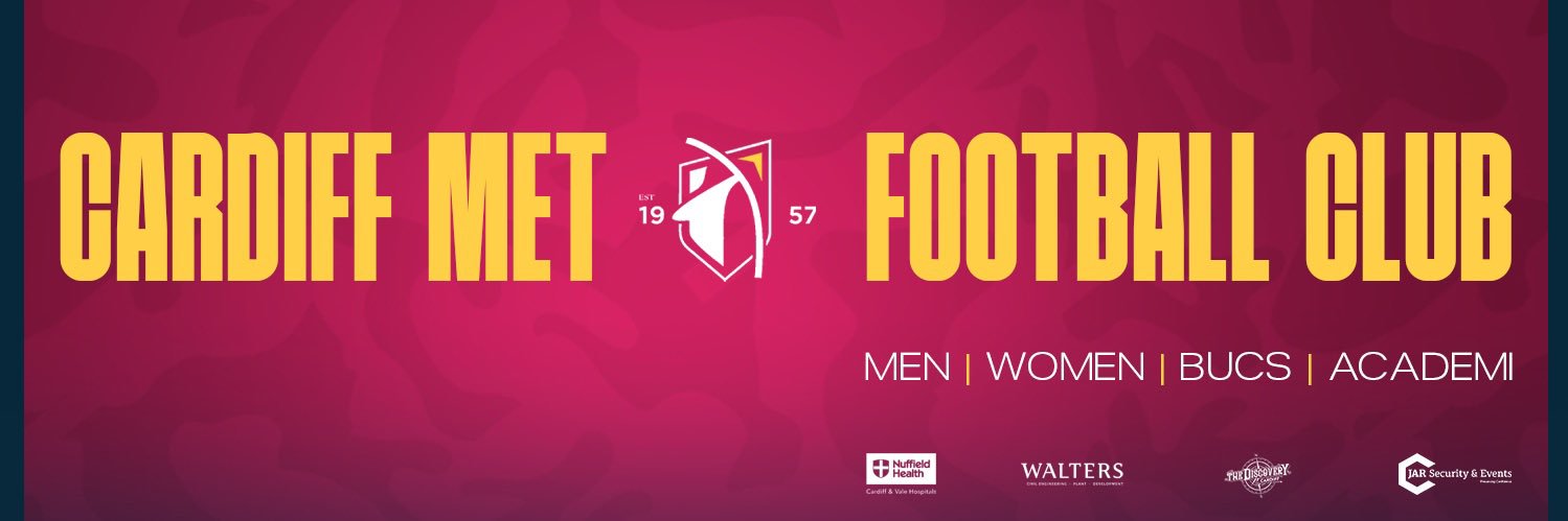 Cardiff Met Football Club banner