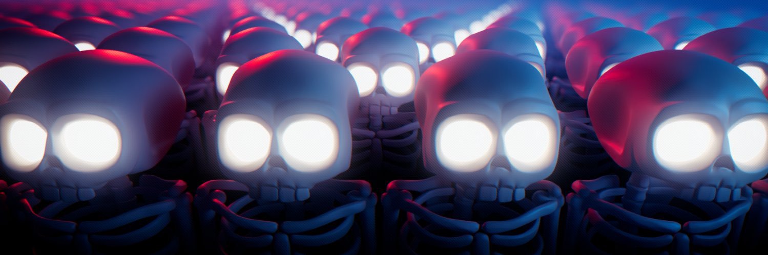 The Dead Army Skeleton Klub banner