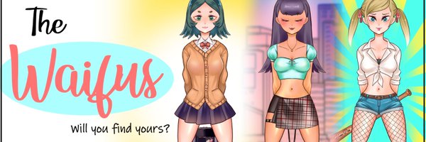 'The Waifus' NFT Project Profile Banner