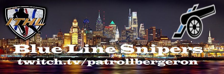 Blue Line Snipers ITHL banner