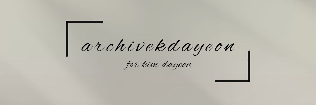 archivekdayeon's profile banner image