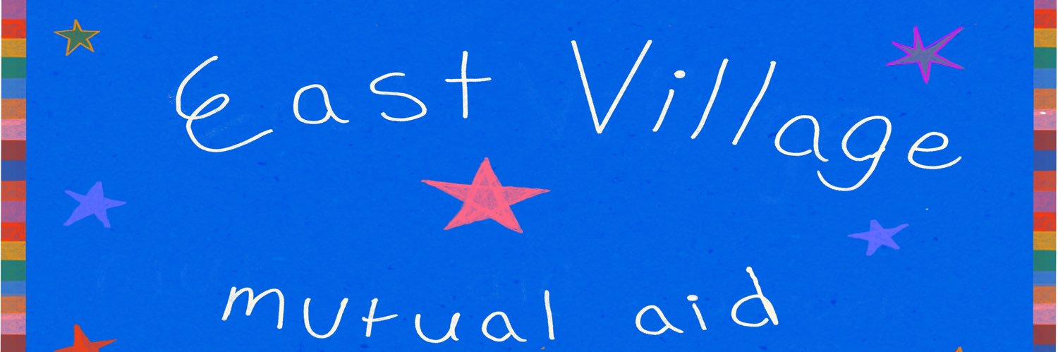East Village Mutual Aid banner