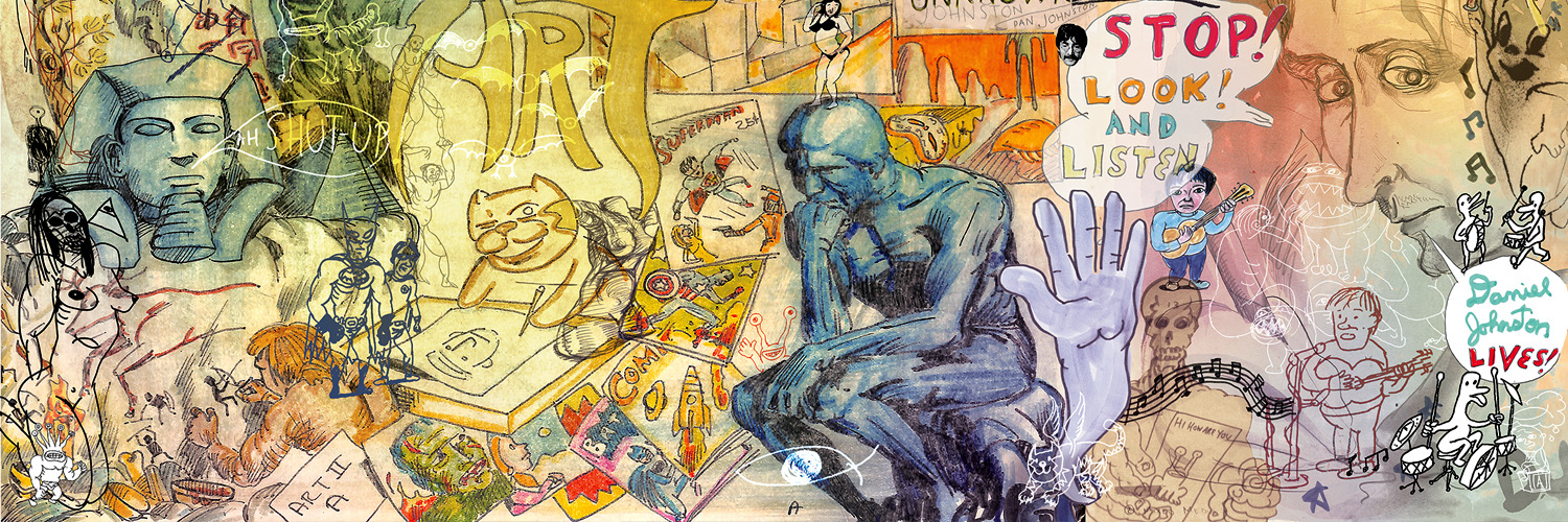 Daniel Johnston banner