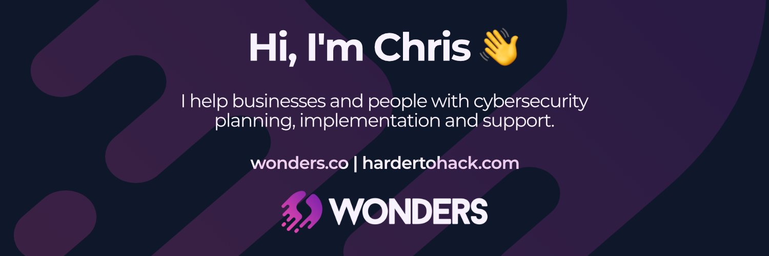 chriswonders's profile banner image