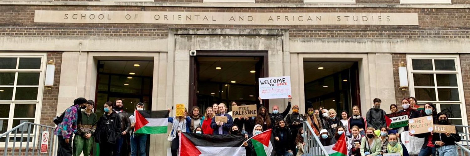 SOAS Palestine Society banner
