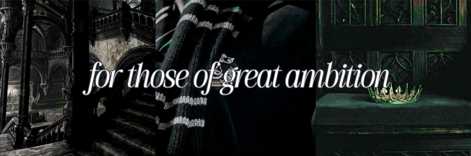 𝐂𝑨𝗥𝗬𝗦. —#HE15 , SLYTHERIN. banner