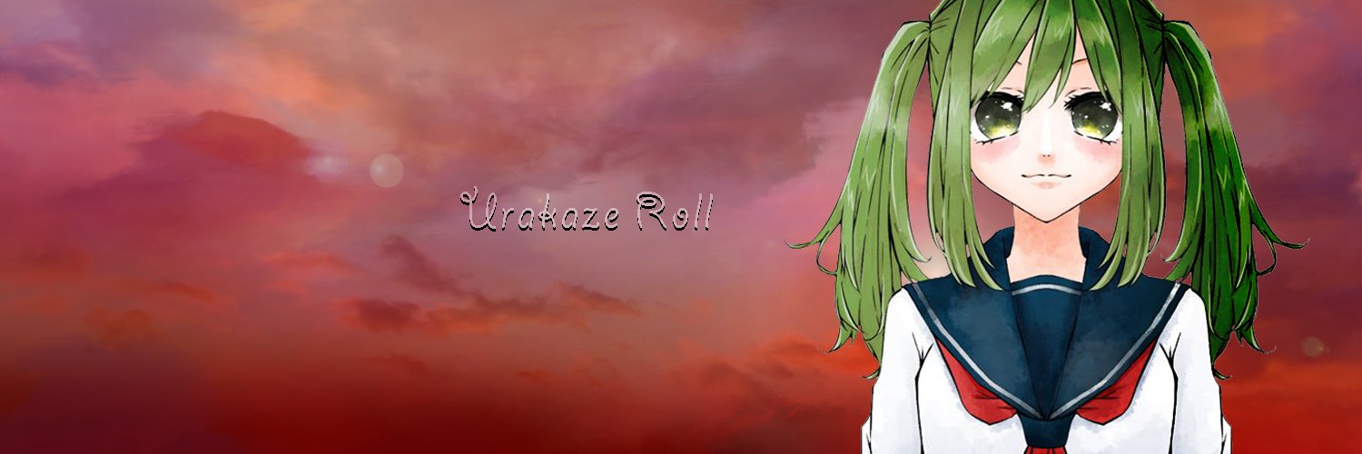 裡風ロール　Vtuber　roll urakaze banner