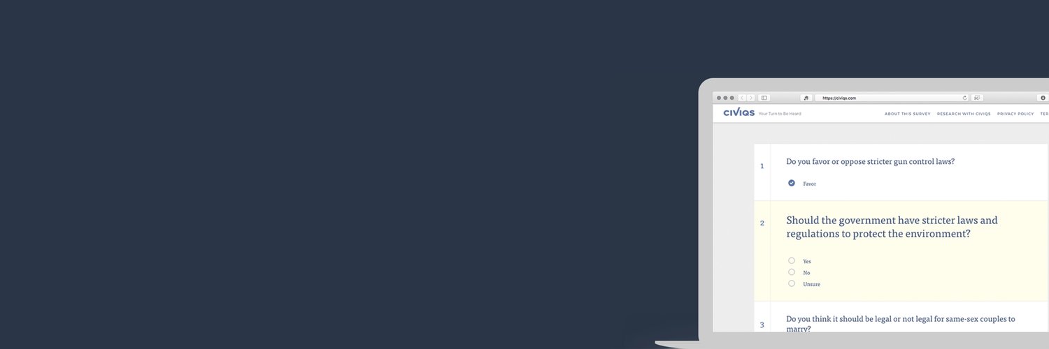 Civiqs's profile banner image