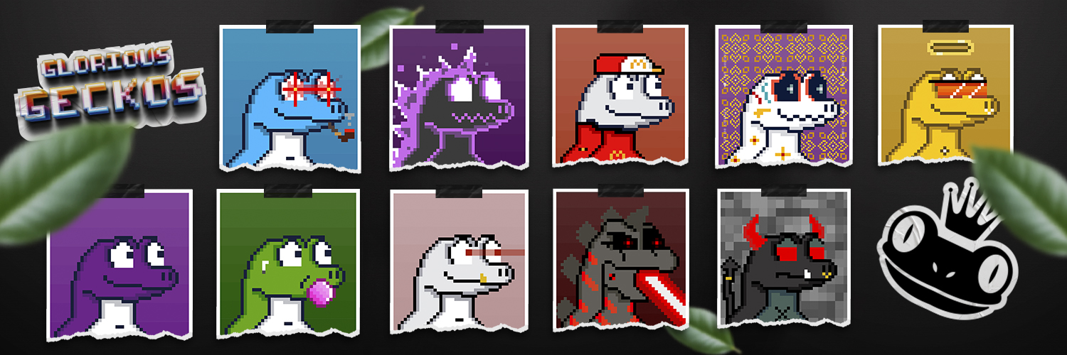 Glorious Geckos 🦎 banner