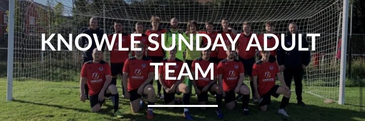 Knowle Sunday FC banner