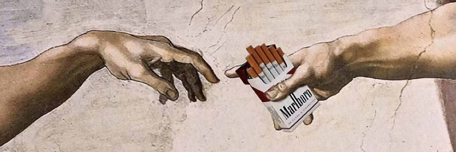 Twitter banner for @tobacco