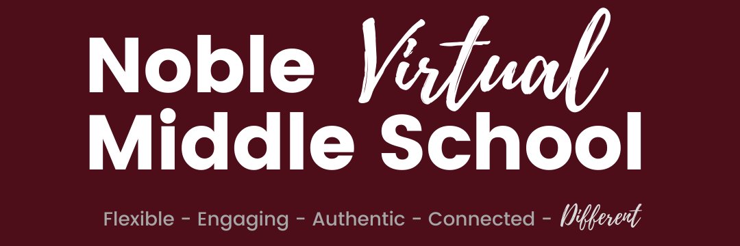 Noble Virtual Middle School banner