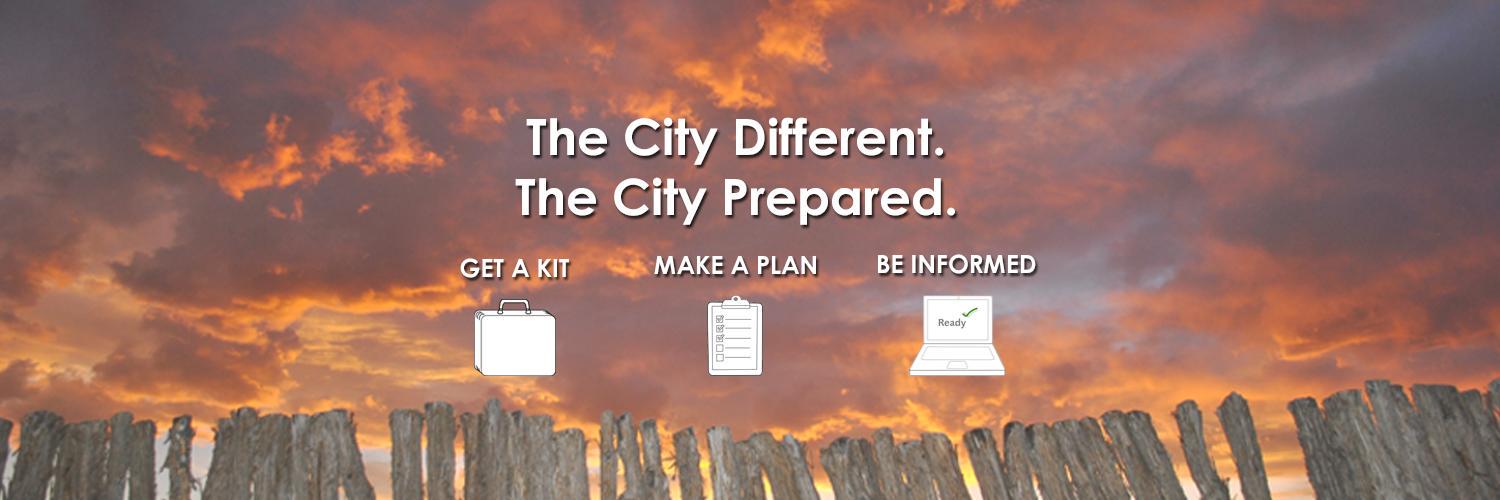City of Santa Fe Office of Emergency Management banner