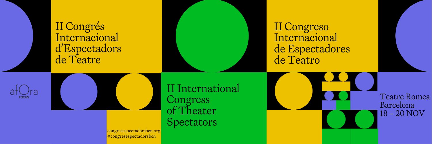 II Congrés Internacional d’Espectadors de Teatre banner
