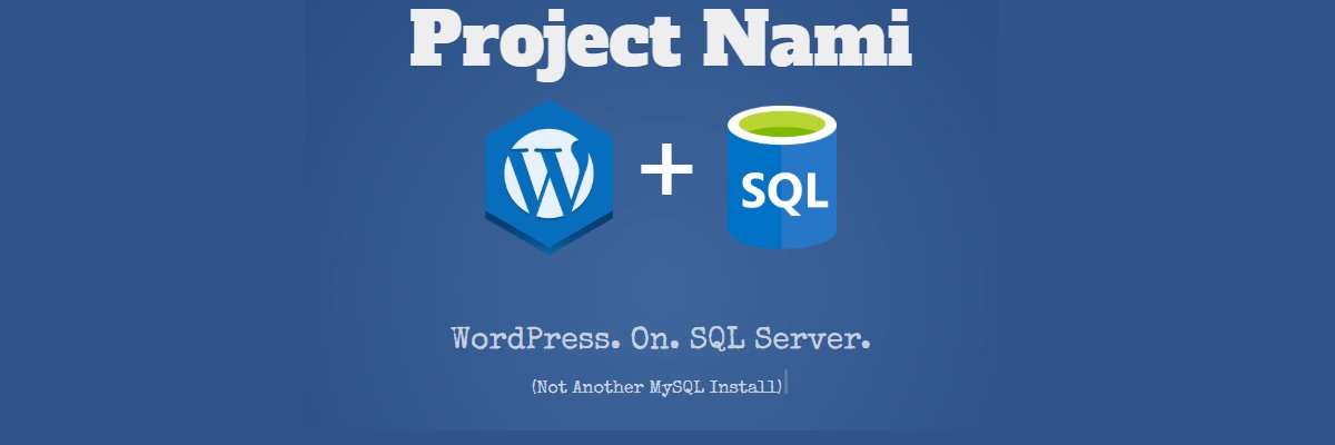 Project Nami banner