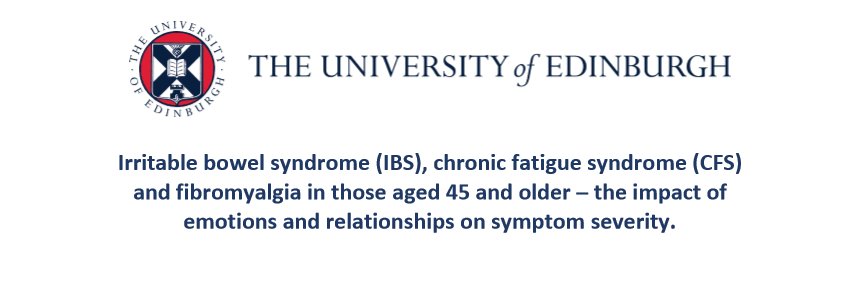 IBS, CFS and fibromyalgia in those aged over 45 banner