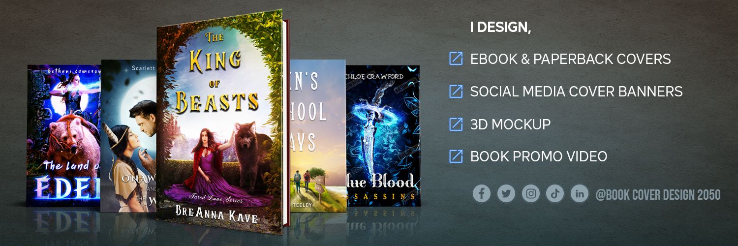 book cover & wedding video banner