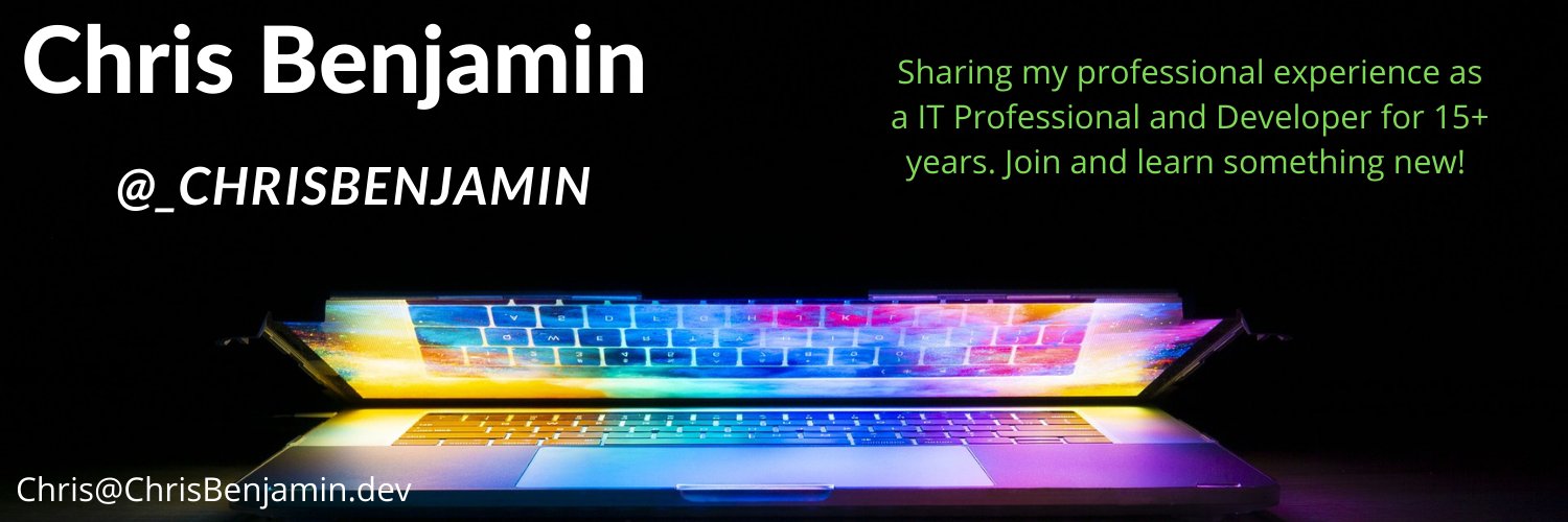 Chris Benjamin banner