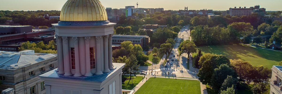 University of Iowa's banner