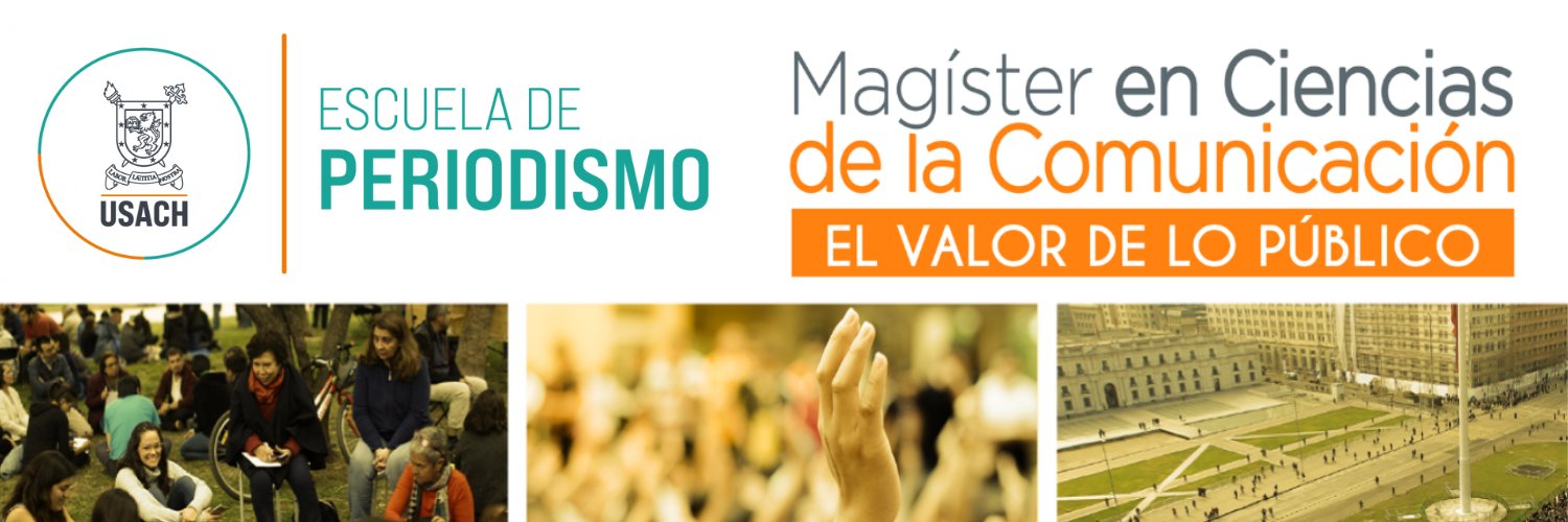 Magíster en Ciencias de la Comunicación-Usach banner